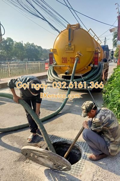 hút bể phốt trần phú