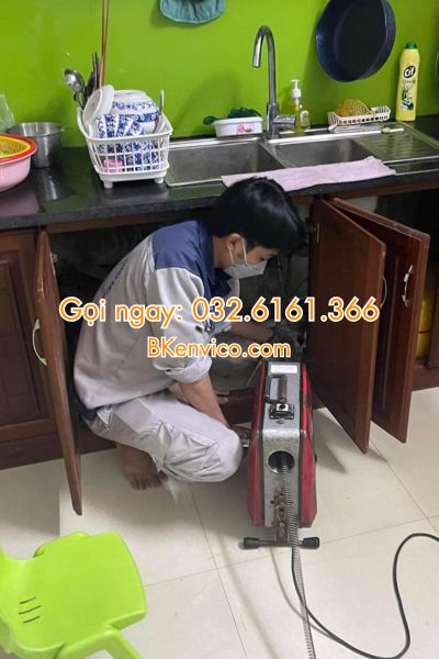 thông tắc cống tại linh đàm